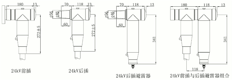 J9国际集团24kV欧式630A屏蔽型可分离连接器尺寸图.gif J9国际集团24kV欧式630A屏蔽型可分离连接器尺寸图.gif